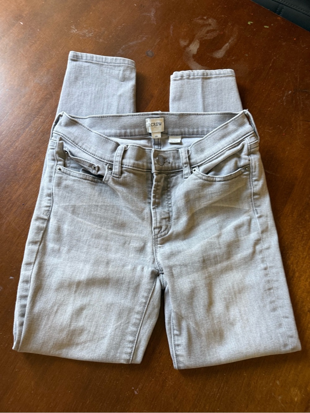 J. Crew Women’s Light Gray Stretch jeggings 25
